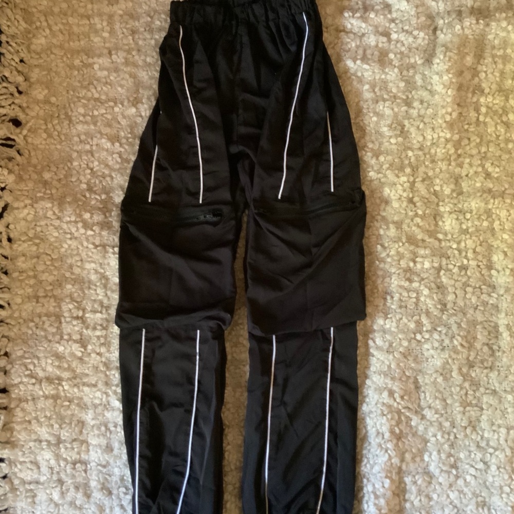 Shein high waisted wind breaker pants
